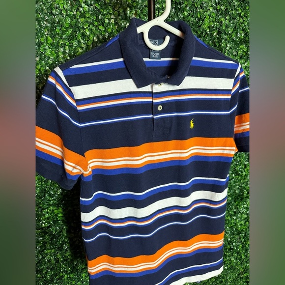 Ralph Lauren Polo Multi Color Short Sleeve Size L Polo Shirt - Picture 2 of 6